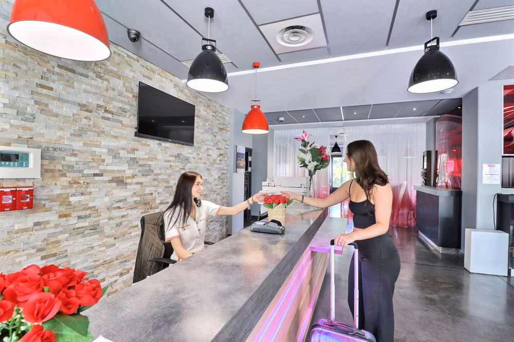 Hôtel des Lumières accueil